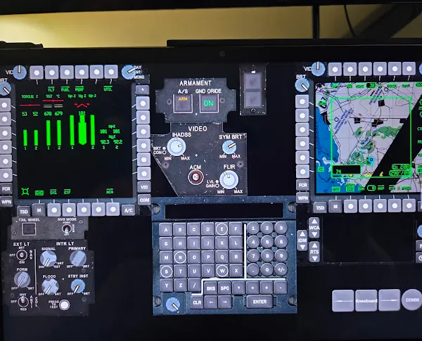 Flight simulator PC setup